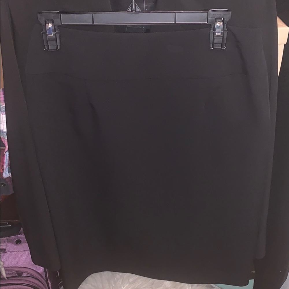 Black Suit Skirt